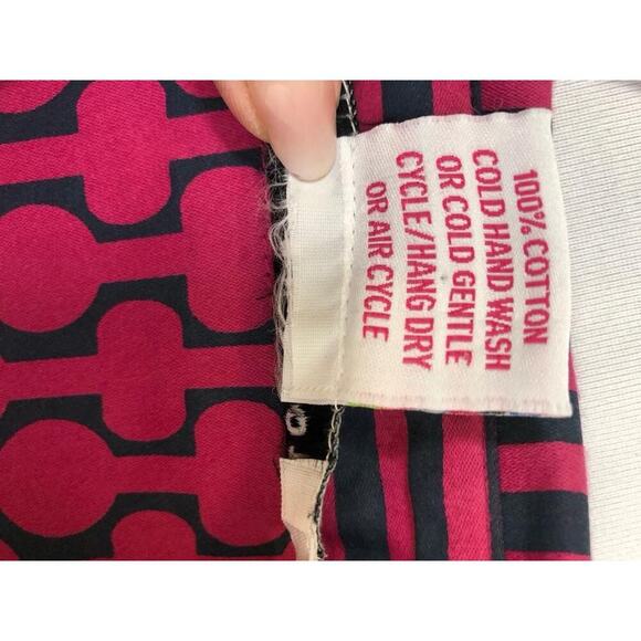 Gretchen Scott Pink Black Women’s Top Geometric Print Size M - Picture 5 of 9